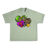 Oil Green mardi gras hearts cg (1) Urban Heavy Tee - CowGirlArtShop