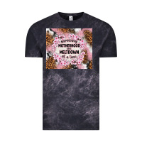 Cloud Black surviving motherhood one meltdown at the time Vintage Tee - TumblerDesignByShophia