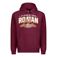 Burgundy Roatan Honduras Souvenir Roatan Gift Travel Premium Hoodie - trangStudio