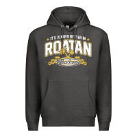 Charcoal Heather Roatan Honduras Souvenir Roatan Gift Travel Premium Hoodie - trangStudio