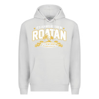 Dove Grey Roatan Honduras Souvenir Roatan Gift Travel Premium Hoodie - trangStudio