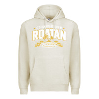 Oatmeal Heather Roatan Honduras Souvenir Roatan Gift Travel Premium Hoodie - trangStudio