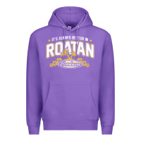 Purple Roatan Honduras Souvenir Roatan Gift Travel Premium Hoodie - trangStudio