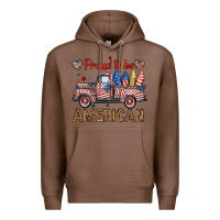 Chestnut proud to be american truck Premium Hoodie - BundleAndBundleShop