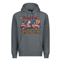 Rock proud to be american truck Premium Hoodie - BundleAndBundleShop