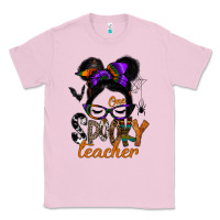 Bubblegum Pink one spooky teacher Classic Tee - SublimationCraftShop