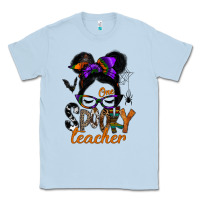 Dusty Blue one spooky teacher Classic Tee - SublimationCraftShop