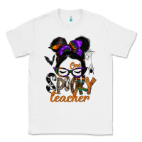 White one spooky teacher Classic Tee - SublimationCraftShop