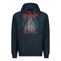Navy Braindead-Ob7An Premium Hoodie - trangStudio