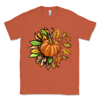 Copper Fall Sunflower with Pumpkin Classic Tee - texasbilliewilder