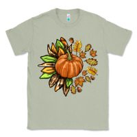 Matcha Fall Sunflower with Pumpkin Classic Tee - texasbilliewilder