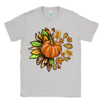 Moon Dust Fall Sunflower with Pumpkin Classic Tee - texasbilliewilder