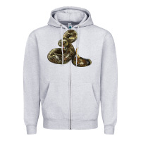 Rattlesnake Zipper Hoodie | Teevron