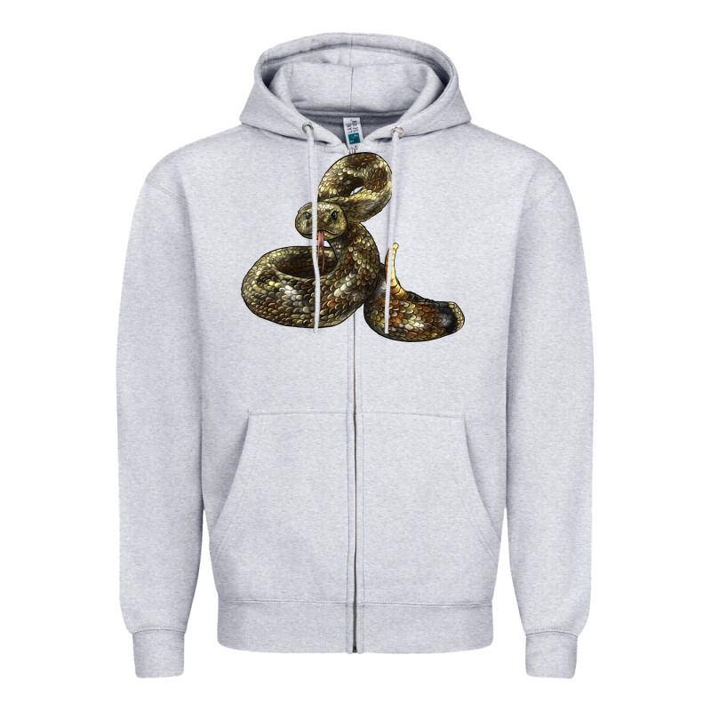 Rattlesnake Zipper Hoodie by LillyAllenDesigns | Teevron