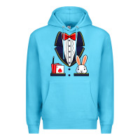 Ocean Blue magician costume halloween magic show men women kids boys Premium Hoodie - trangStudio
