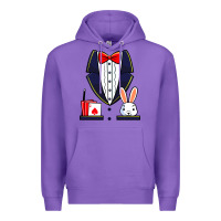 Purple magician costume halloween magic show men women kids boys Premium Hoodie - trangStudio