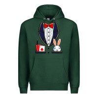 Sports Green magician costume halloween magic show men women kids boys Premium Hoodie - trangStudio