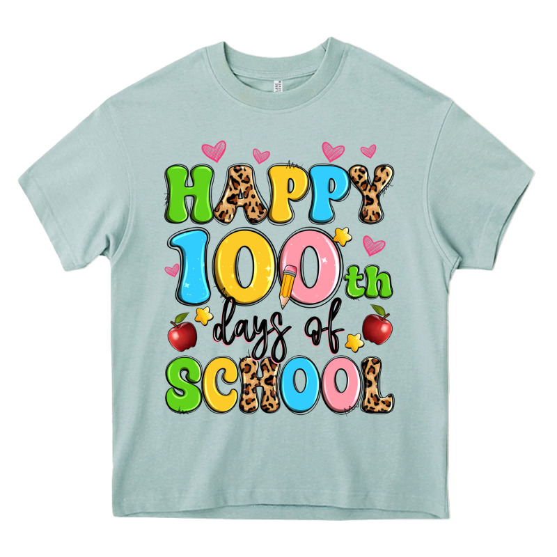 Happy 100 Th Days Of School Heavy Core Tee by Artiststas | Teevron