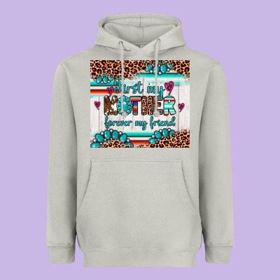 First My Mother Forever My Friend Heavyweight Hoodie Designed By Artiststas