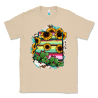 Mushroom Arizona Map Sunflower Cactus Serape Classic Tee - RanaPortraitStore