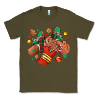 Army Green Christmas black girl sneakers Classic Tee - RanaPortraitStore