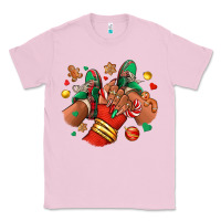 Bubblegum Pink Christmas black girl sneakers Classic Tee - RanaPortraitStore
