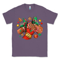 Lavender Christmas black girl sneakers Classic Tee - RanaPortraitStore