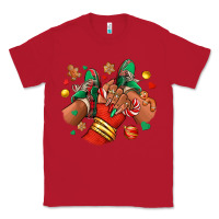 Red Christmas black girl sneakers Classic Tee - RanaPortraitStore