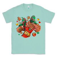 Seafoam Christmas black girl sneakers Classic Tee - RanaPortraitStore