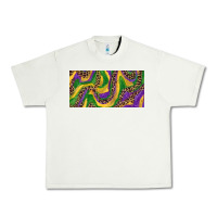 Pistachio Mardi gras colors with leopard Urban Heavy Tee - RanaPortraitStore