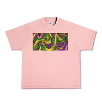 Salmon Mardi gras colors with leopard Urban Heavy Tee - RanaPortraitStore