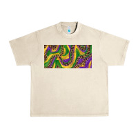 Sandshell Mardi gras colors with leopard Urban Heavy Tee - RanaPortraitStore