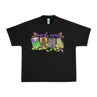 Black mardi gras mama Urban Heavy Tee - CowGirlArtShop