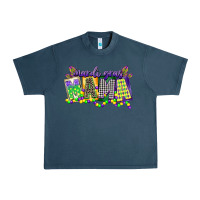 Midnight Navy mardi gras mama Urban Heavy Tee - CowGirlArtShop