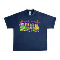 Navy mardi gras mama Urban Heavy Tee - CowGirlArtShop