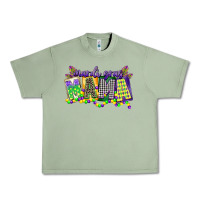 Oil Green mardi gras mama Urban Heavy Tee - CowGirlArtShop