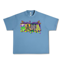 Pebble Blue mardi gras mama Urban Heavy Tee - CowGirlArtShop
