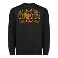 Black best granny ever western theme Heavyweight Sweatshirt - CowhideDigitalArt