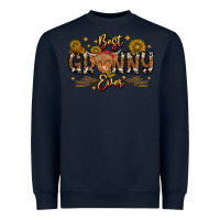 Navy best granny ever western theme Heavyweight Sweatshirt - CowhideDigitalArt
