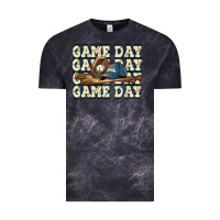 Cloud Black game day baseball Vintage Tee - HowdyJamesFarm