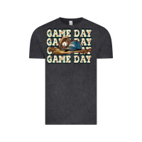 Vintage Black game day baseball Vintage Tee - HowdyJamesFarm