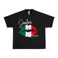 Black GGT Travel Souvenir Style SINALOA MX Flag Lips Urban Heavy Tee - trangStudio