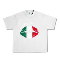 Lunar Rock GGT Travel Souvenir Style SINALOA MX Flag Lips Urban Heavy Tee - trangStudio