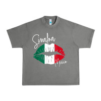 Tornado GGT Travel Souvenir Style SINALOA MX Flag Lips Urban Heavy Tee - trangStudio