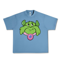 Pebble Blue Candy Land Halloween Plumpy Big Face Urban Heavy Tee - trangStudio