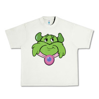 Pistachio Candy Land Halloween Plumpy Big Face Urban Heavy Tee - trangStudio