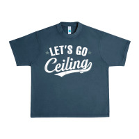 Midnight Navy Lets Go Ceiling Fan Halloween Urban Heavy Tee - trangStudio