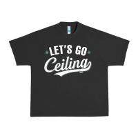 Pigment Black Lets Go Ceiling Fan Halloween Urban Heavy Tee - trangStudio