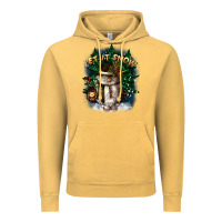 Vintage Mustard let it snow Vintage Hoodie - CowGirlArtShop