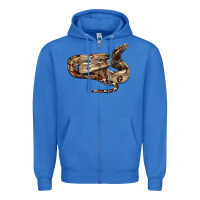 True Royal red tail boa snake Zipper Hoodie - LillyAllenDesigns
